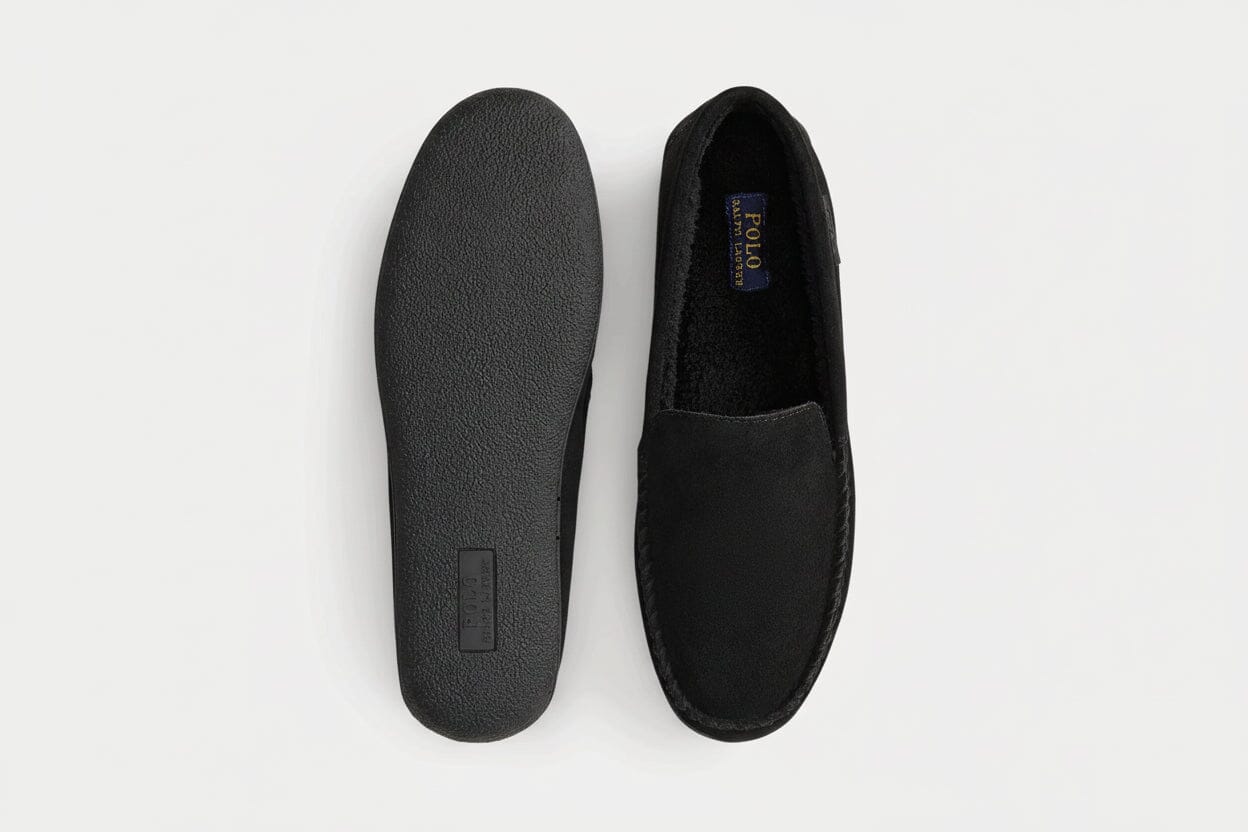 Brenan Polo Bear Wildleder-Slipper Edelherr