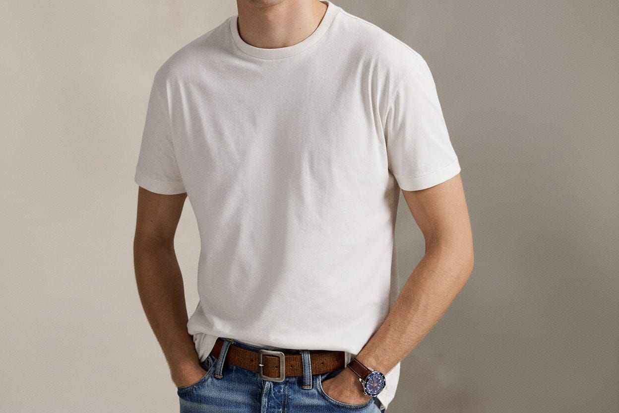 Polo Bear Jersey T-Shirt in klassischer Passform Edelherr