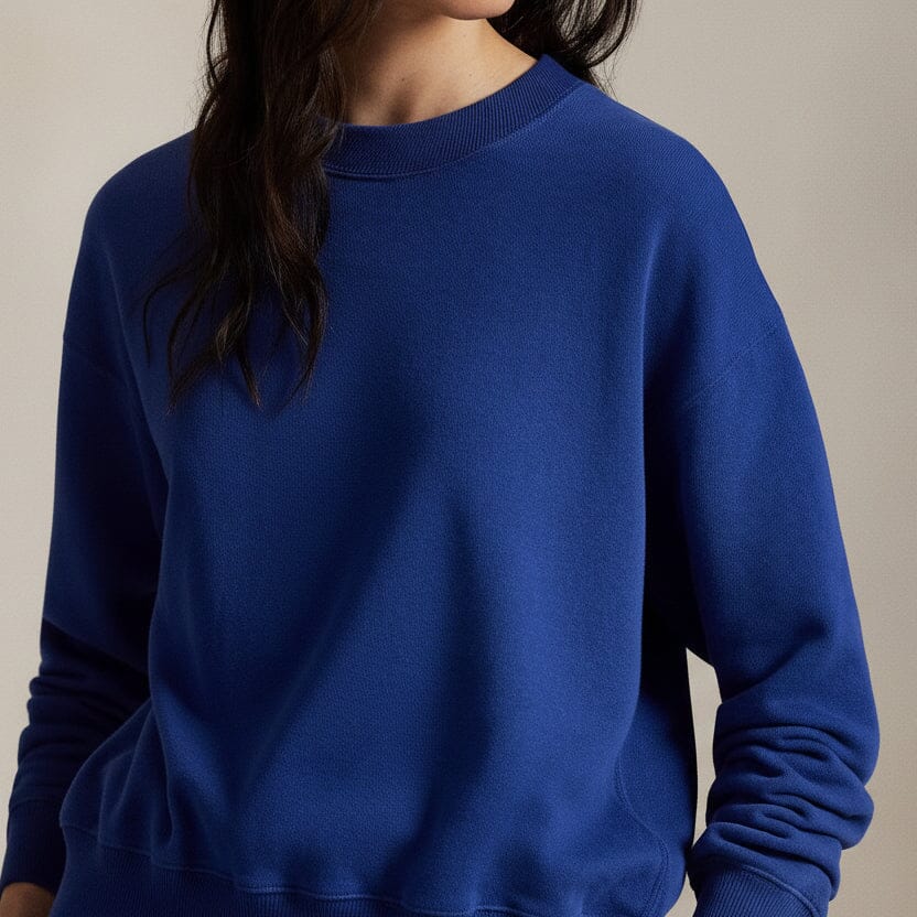 Polo Bear Leichtes Fleece-Shirt mit Rundhalsausschnitt Edelherr