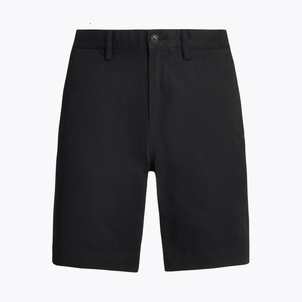 Stretch Straight Fit Chino-Shorts Edelherr Schwarz 28
