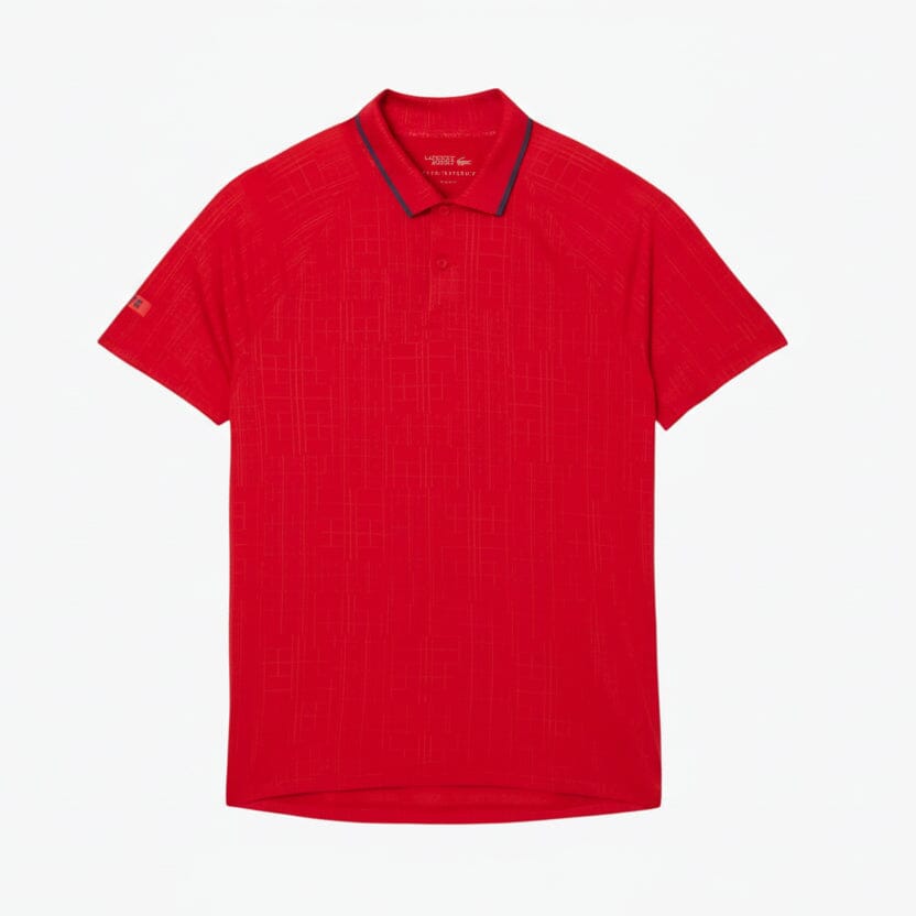 Tennis On Court Poloshirt Edelherr Rot S
