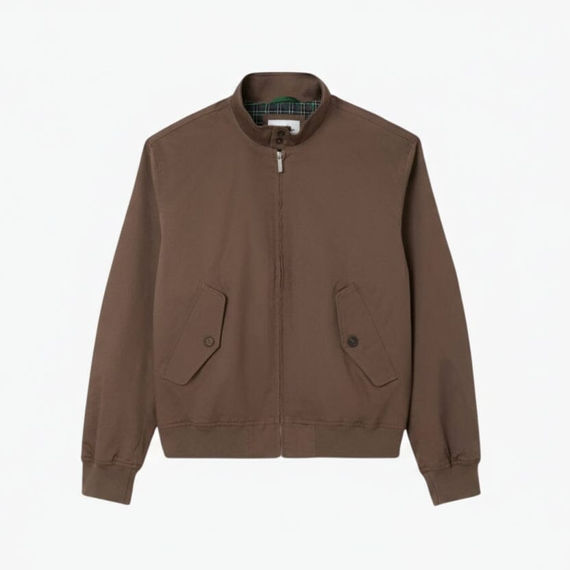 wasserabweisende Harrington-Jacke aus Twill Edelherr Braun S