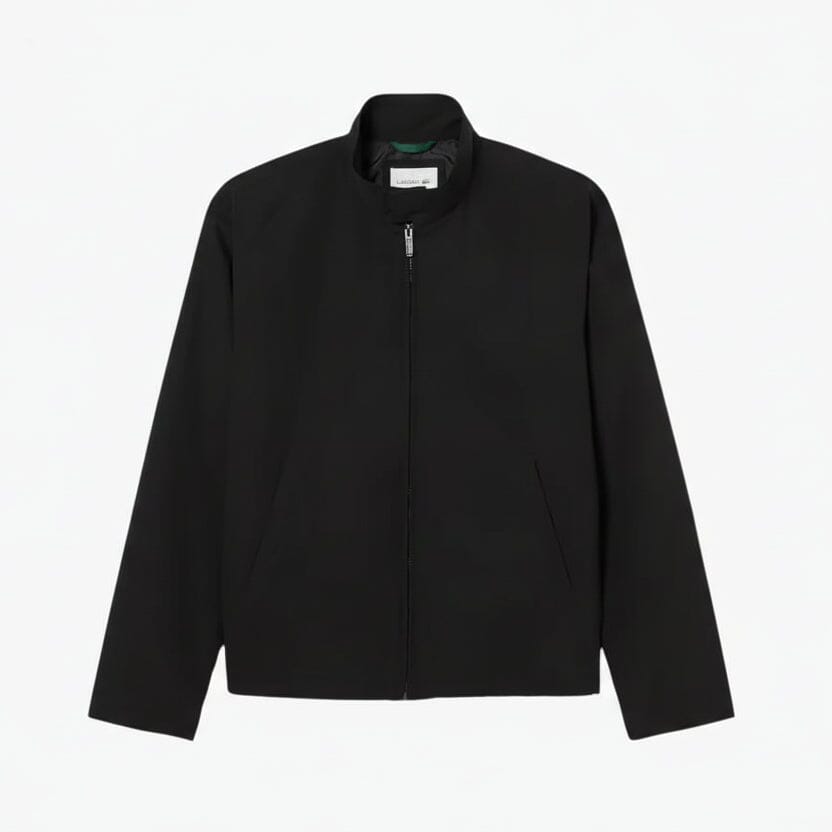 wasserabweisende Harrington Windbreaker-Jacke Edelherr Schwarz S