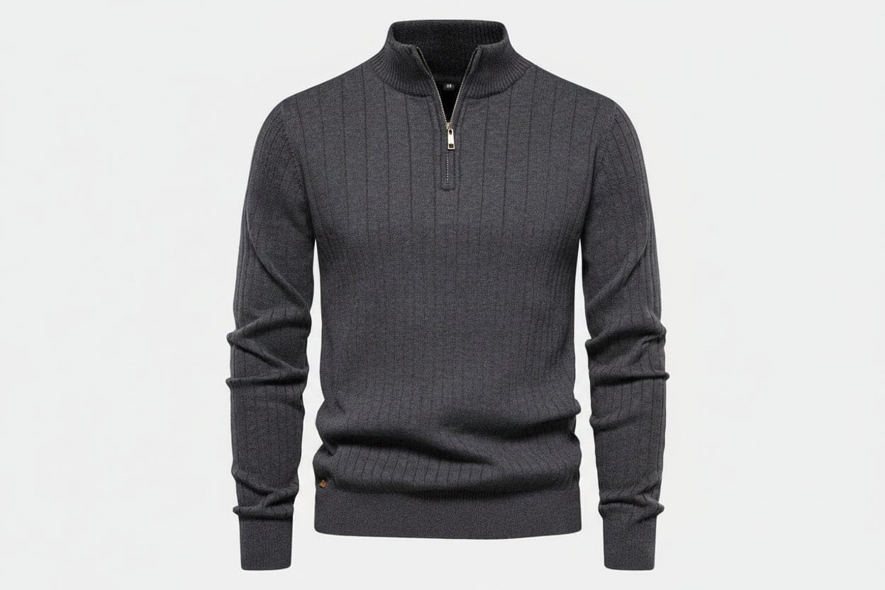 Zip Classic Strickpullover Edelherr