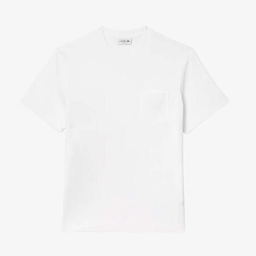 Baumwoll-T-Shirt mit Brusttasche Edelherr Weiß S 