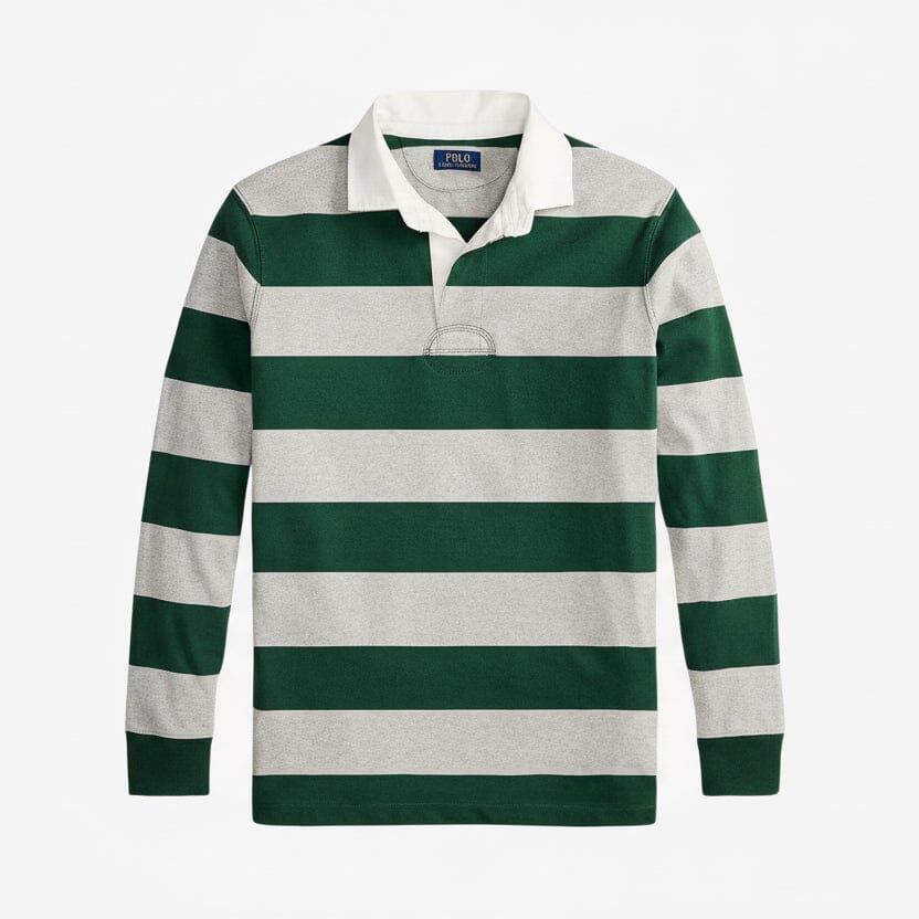 Das legendäre Rugby-Shirt Edelherr Vintage Kiefer/Heidekraut S 