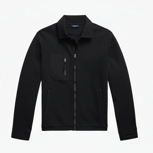 Doppelstrickjacke Edelherr Schwarz S 