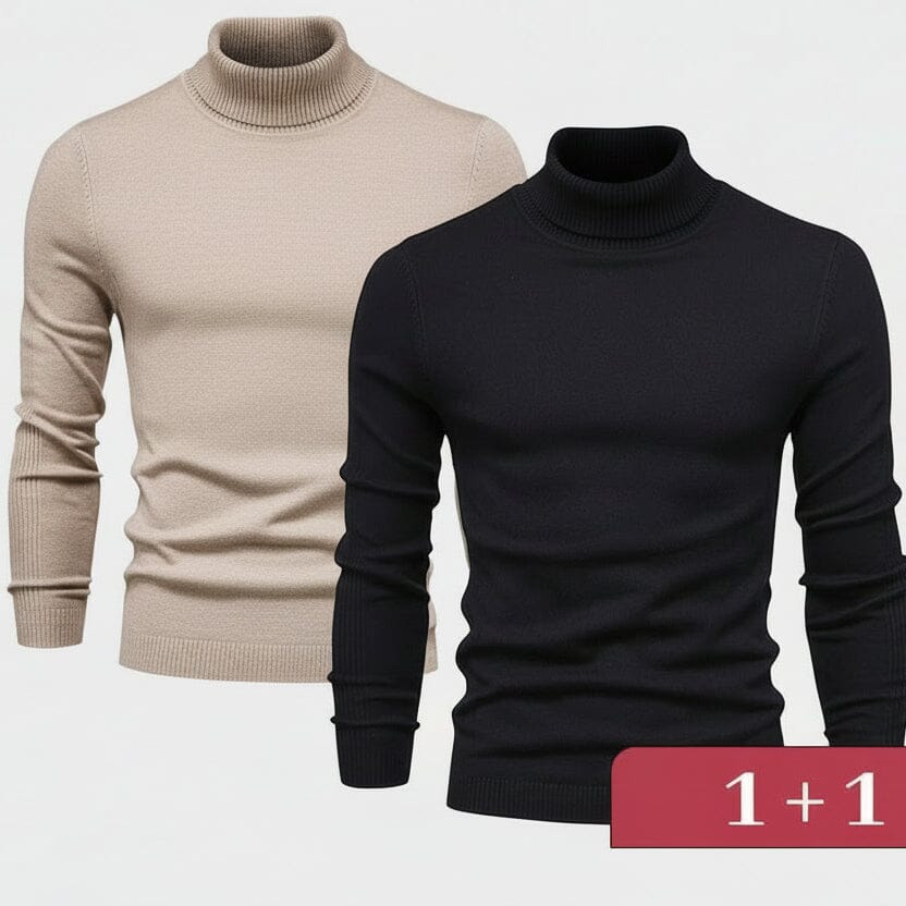 Double Elegance Rollkragenpullover – 1 kaufen, 1 gratis dazu Edelherr 