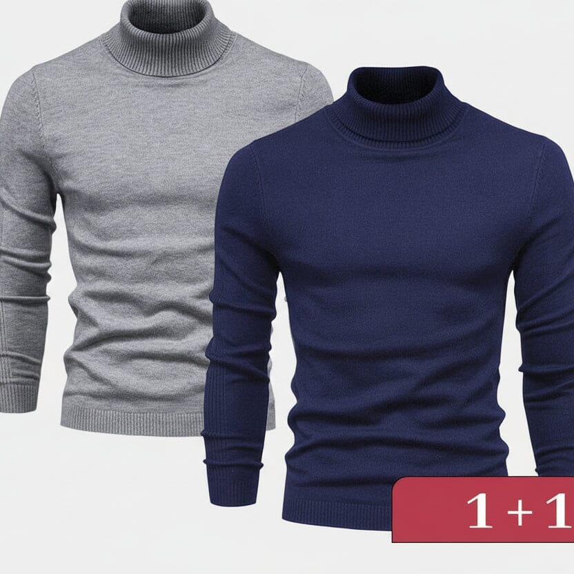 Double Elegance Rollkragenpullover – 1 kaufen, 1 gratis dazu Edelherr 