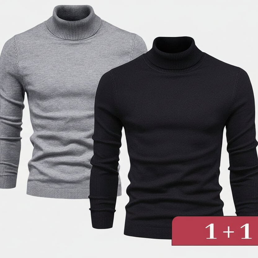 Double Elegance Rollkragenpullover – 1 kaufen, 1 gratis dazu Edelherr 