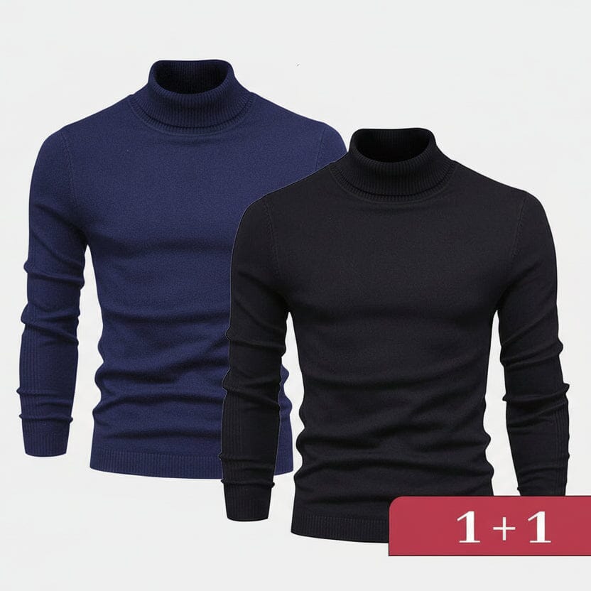 Double Elegance Rollkragenpullover – 1 kaufen, 1 gratis dazu Edelherr 