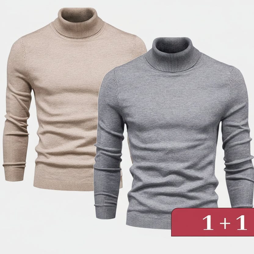 Double Elegance Rollkragenpullover – 1 kaufen, 1 gratis dazu Edelherr 