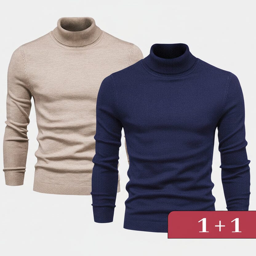Double Elegance Rollkragenpullover – 1 kaufen, 1 gratis dazu Edelherr 