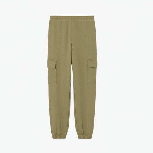 Fleece Cargo-Sweatpants Edelherr Khakigrün S 