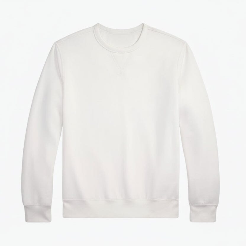 Fleece-Sweatshirt Edelherr Weiß S 