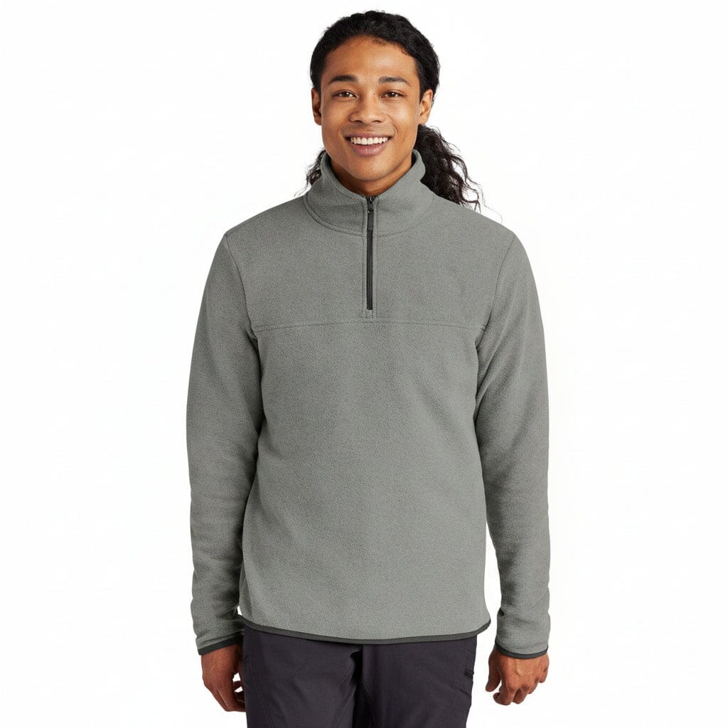 Glacier 1/4-Zip Fleece Edelherr Mittelgrau meliert S 