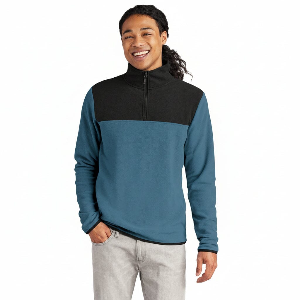 Glacier 1/4-Zip Fleece Edelherr Schattiges Blau/ Schwarz S 
