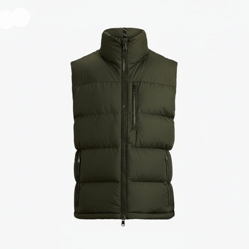 Gorham Down Weste Edelherr Olivgrün S 