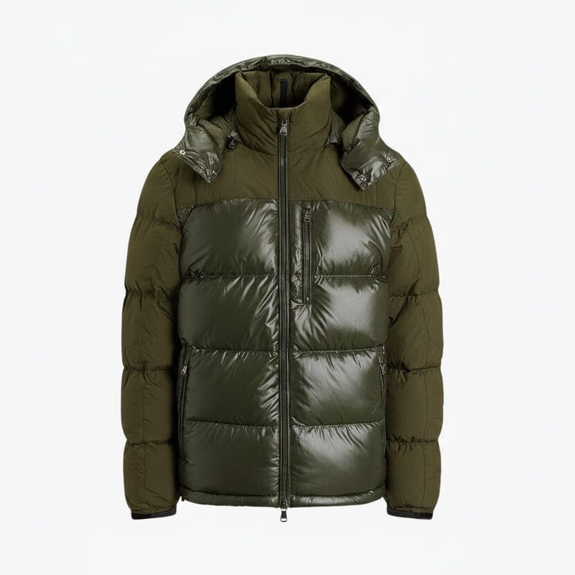 Gorham Zweifarbige Daunenjacke Edelherr Dunkelloden-Matt S 