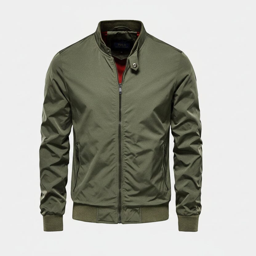 Klassische Bomberjacke Edelherr Khakigrün M 