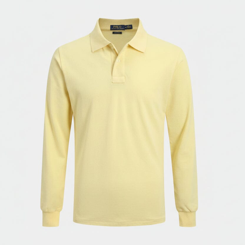 Langes Slim-Fit-Hemd Edelherr Gelb S 