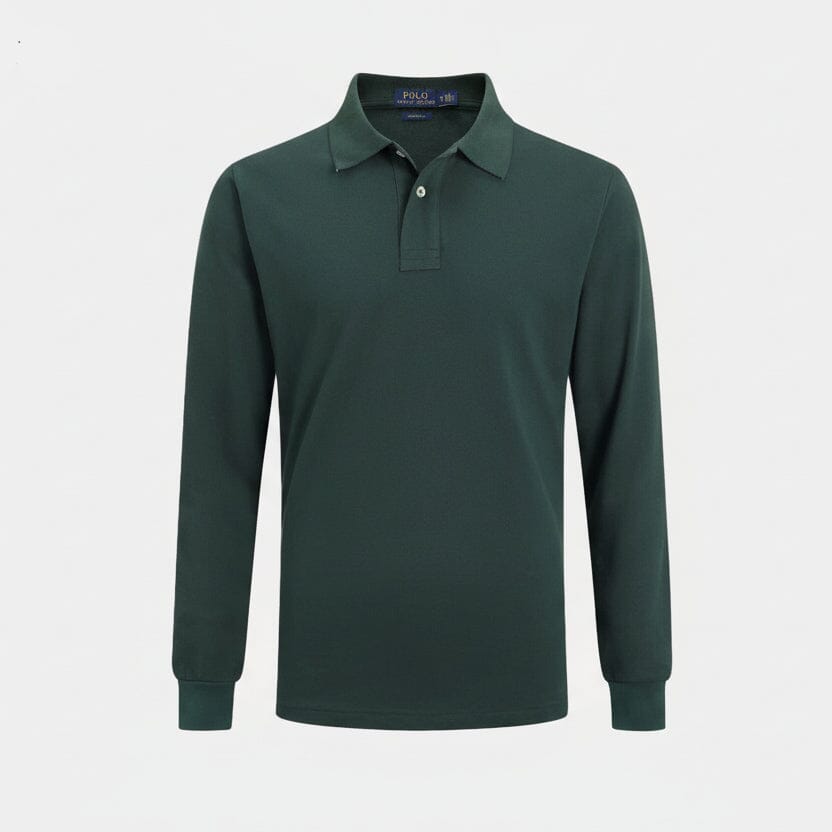 Langes Slim-Fit-Hemd Edelherr Grün S 