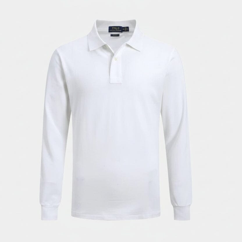 Langes Slim-Fit-Hemd Edelherr Weiß S 