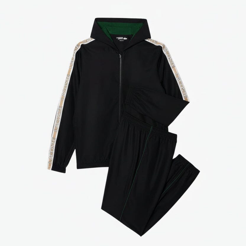 Logo Tennis-Trainingsanzug Edelherr Schwarz S 