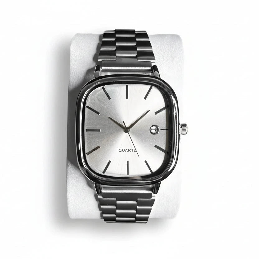 Luxusuhr, 36 mm – Wasserdicht | Edelstahl Edelherr Silber 