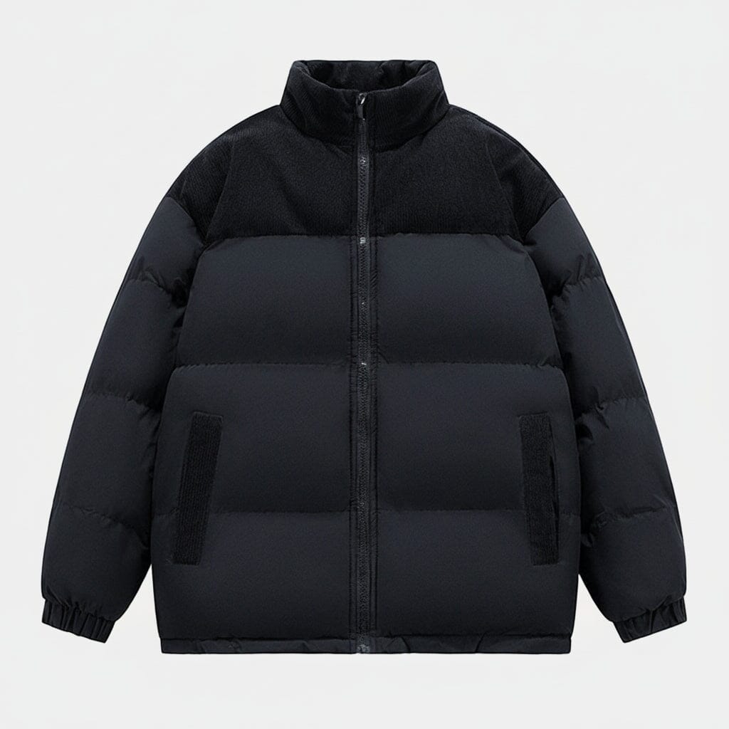 Nuptse Isolierte Daunenjacke Edelherr Schwarz S 