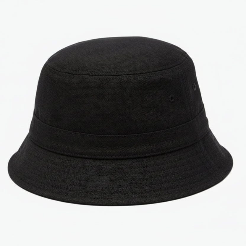 Piqué Bucket Hat Edelherr Schwarz 