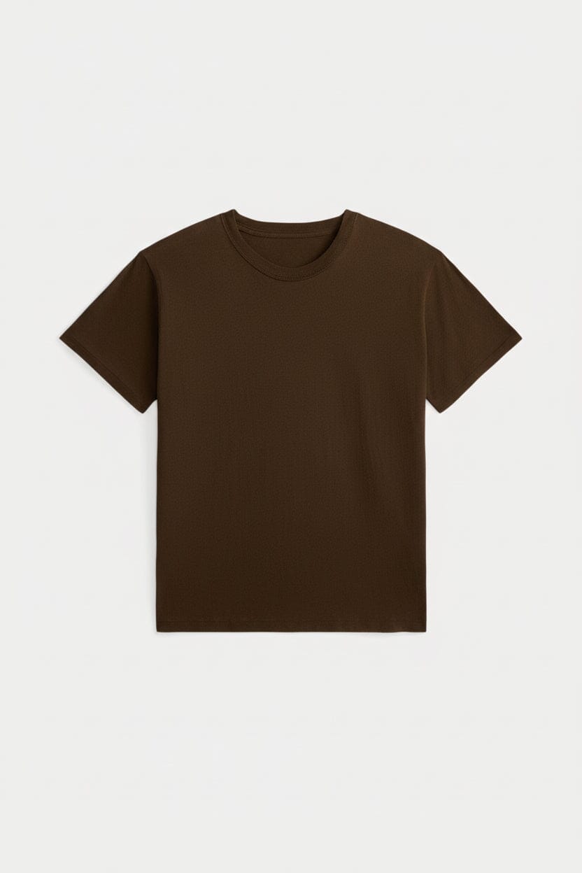 Polo Bear Baumwoll-Jersey-T-Shirt Edelherr Dunkelbraun S 
