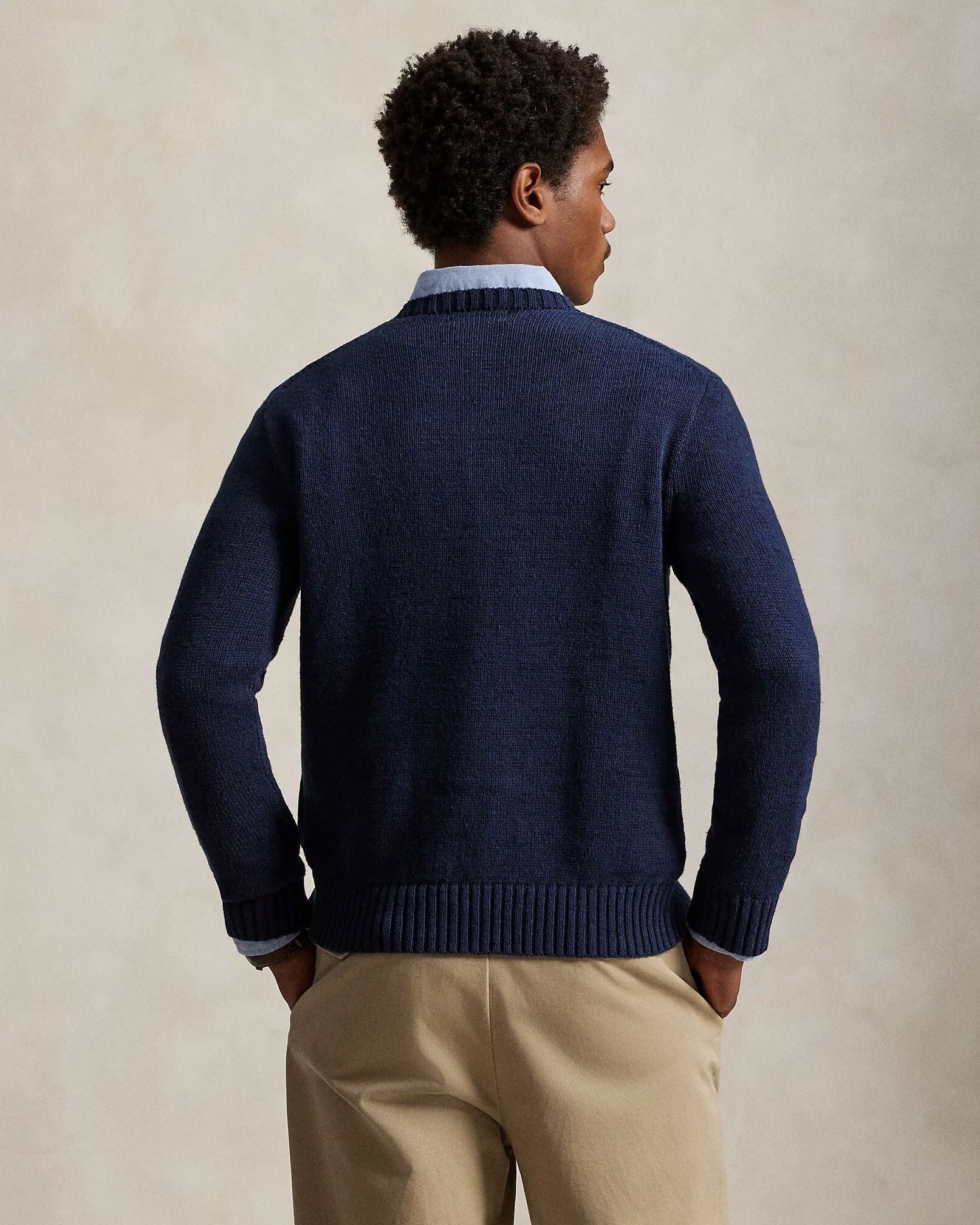 Polo Bear Baumwoll-Leinen-Pullover Edelherr 