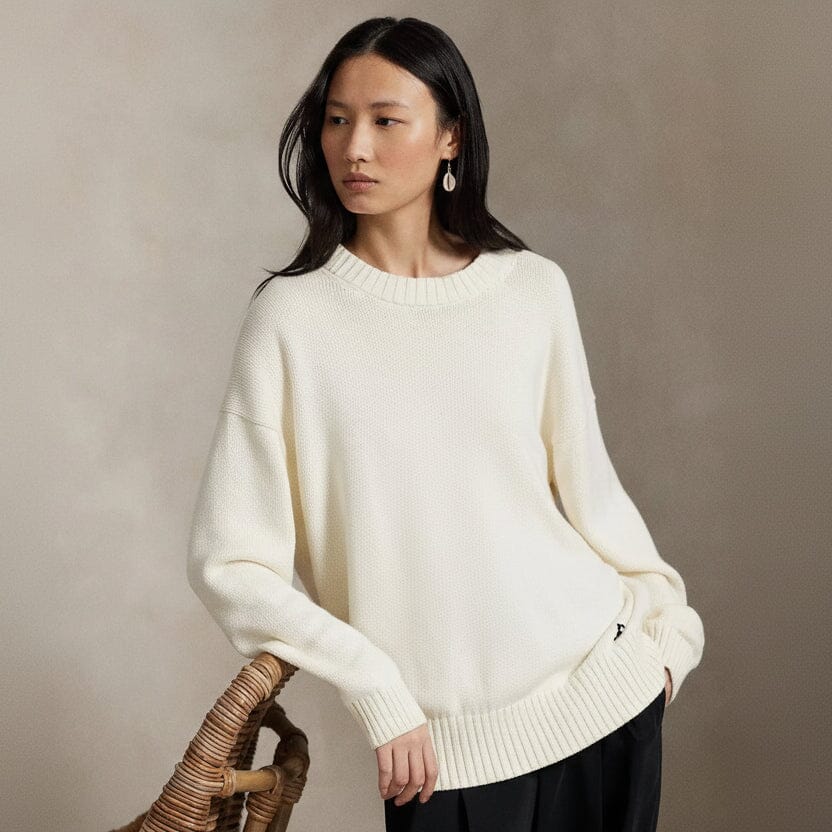 Polo Bear Baumwollpullover mit Rundhalsausschnitt Edelherr 