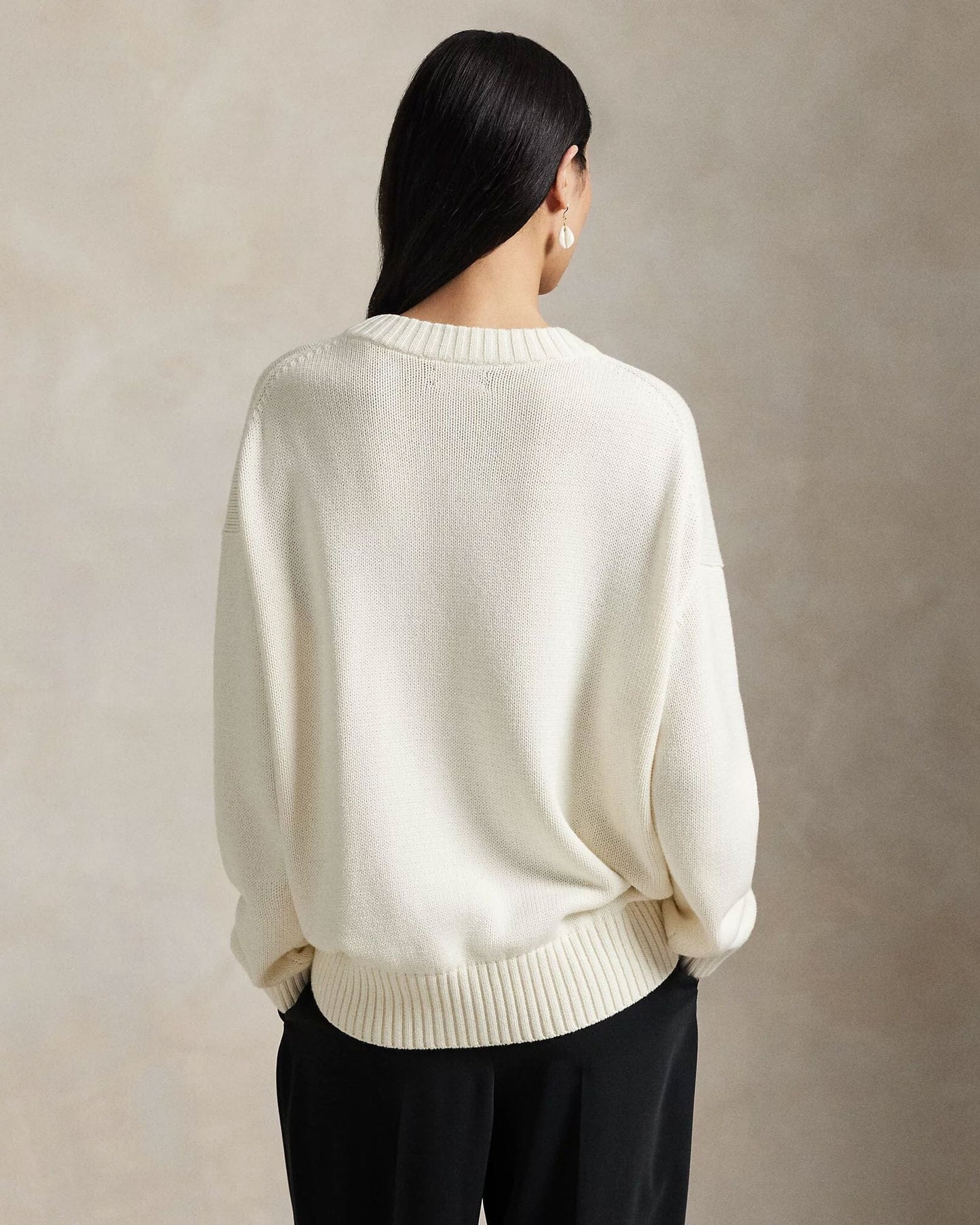 Polo Bear Baumwollpullover mit Rundhalsausschnitt Edelherr 