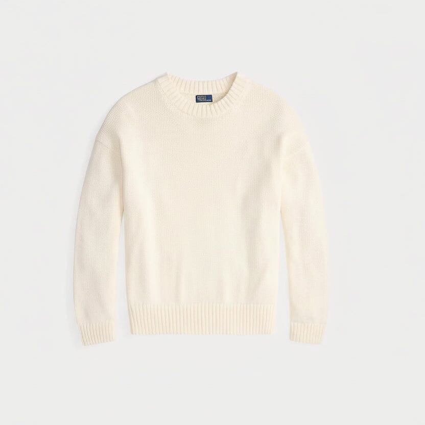 Polo Bear Baumwollpullover mit Rundhalsausschnitt Edelherr weiss s 