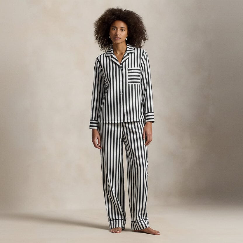 Polo Bear Baumwollsatin-Pyjama-Set Edelherr 