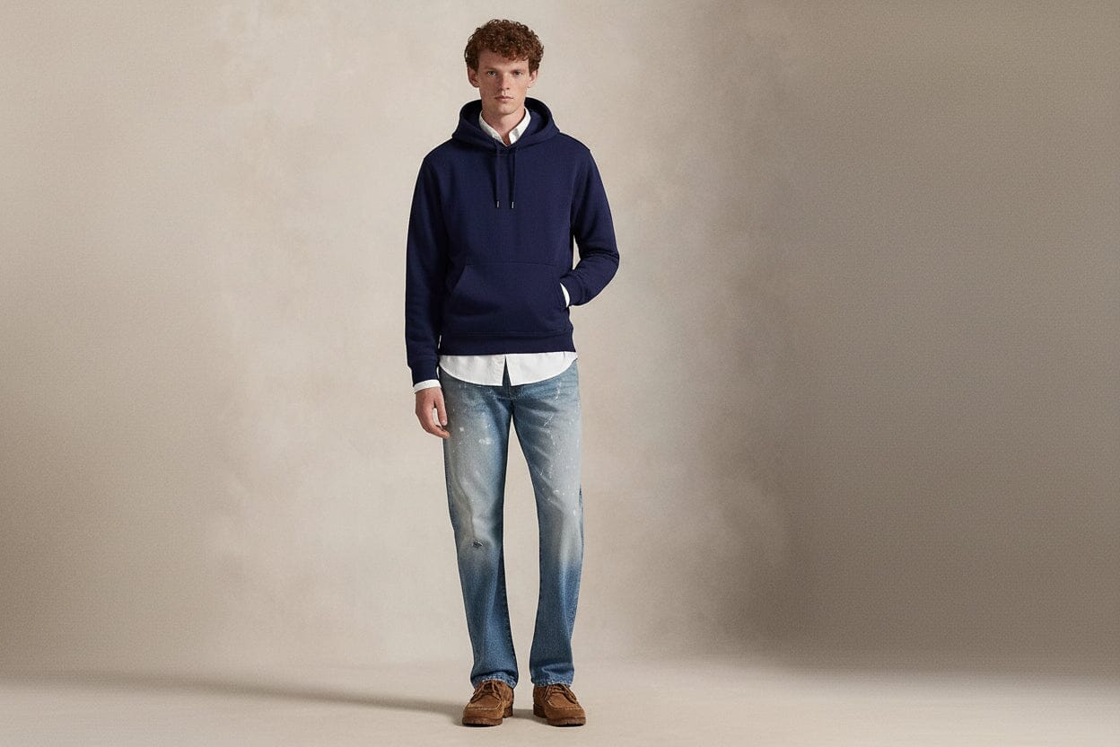 Polo Bear Fleece-Kapuzenpullover Edelherr 