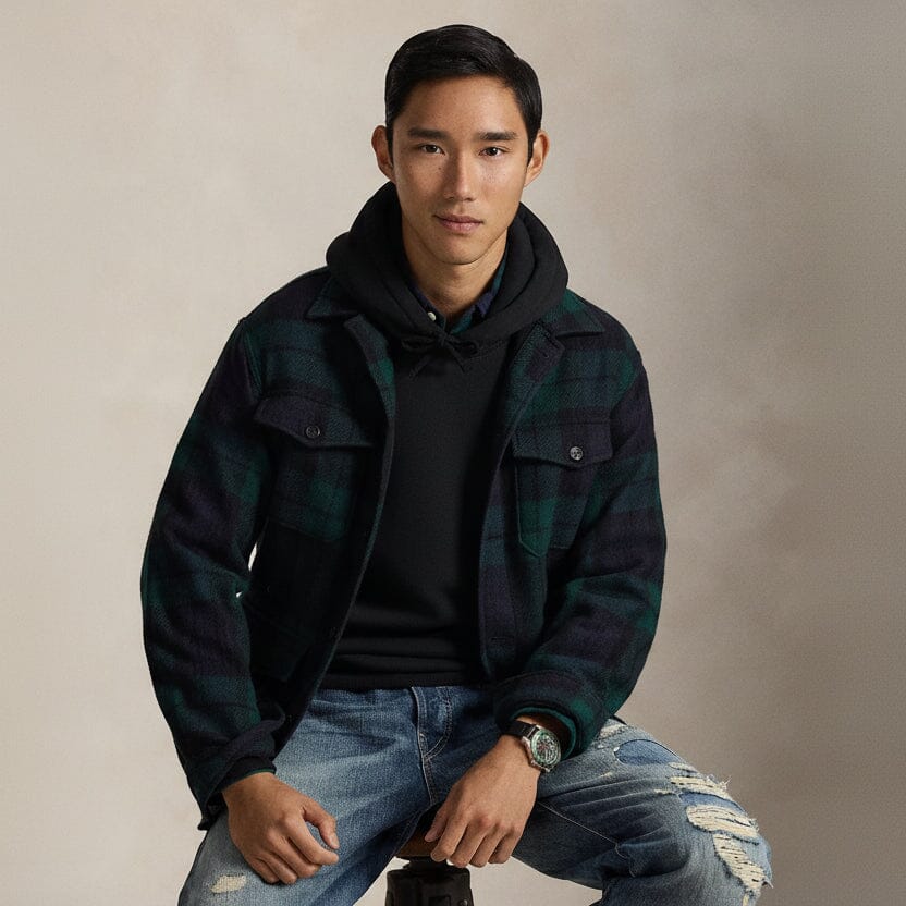 Polo Bear Fleece-Kapuzenpullover Edelherr 