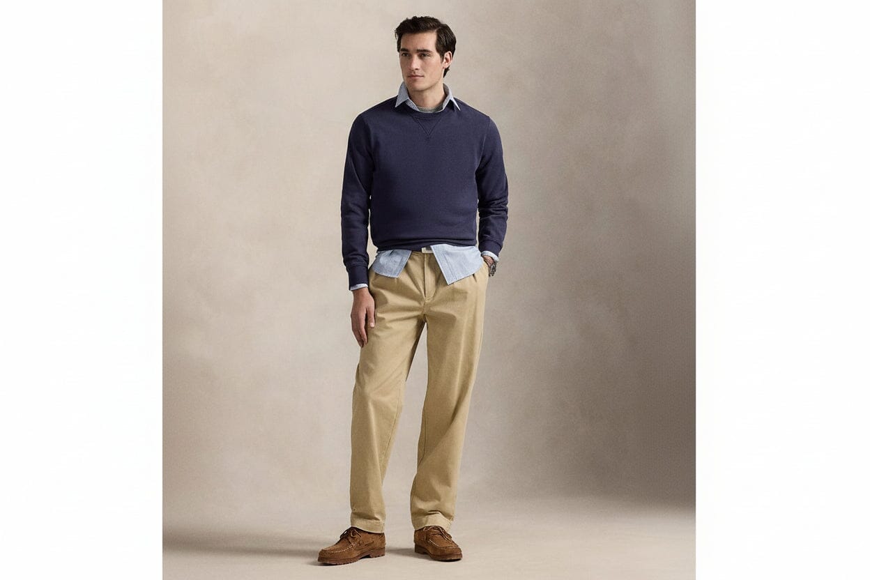 Polo Bear Fleece-Sweatshirt Edelherr 