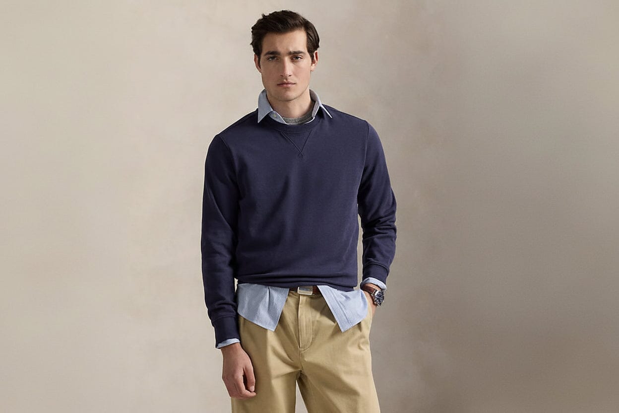 Polo Bear Fleece-Sweatshirt Edelherr 