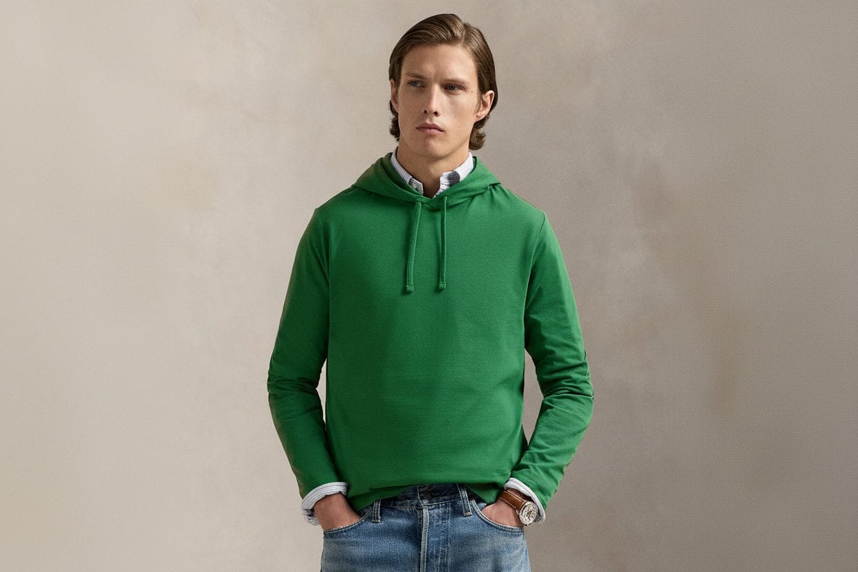 Polo Bear Jersey Kapuzen-T-Shirt Edelherr 