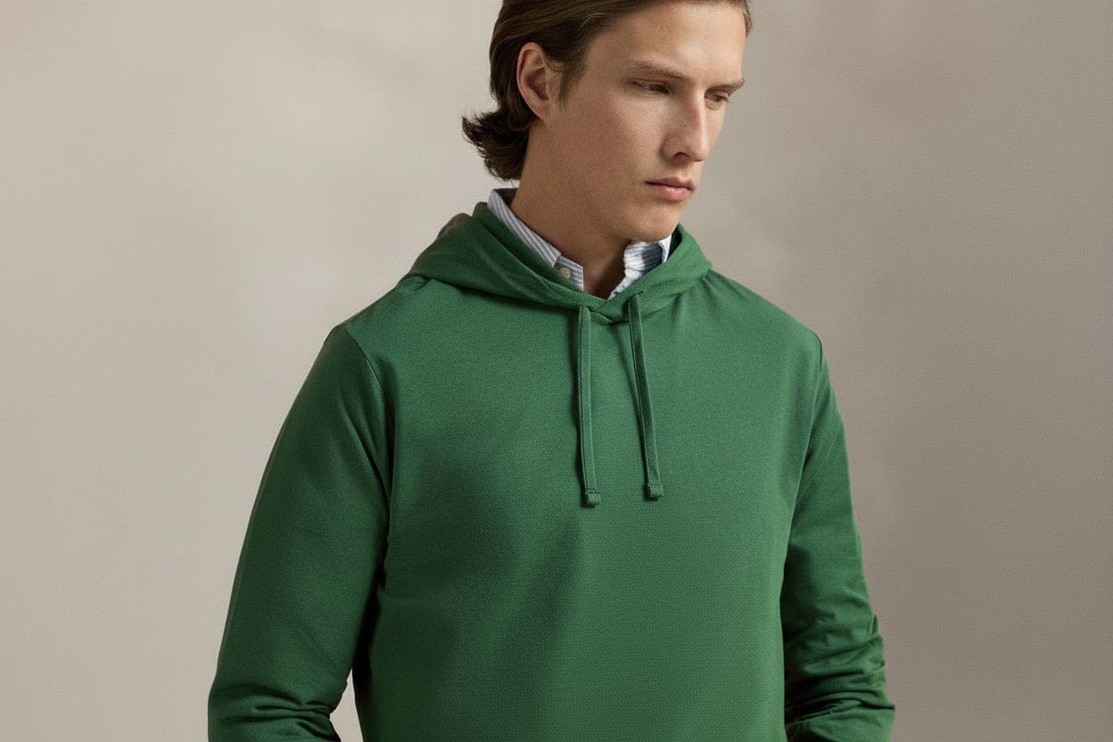 Polo Bear Jersey Kapuzen-T-Shirt Edelherr Gewaschener Wald S 