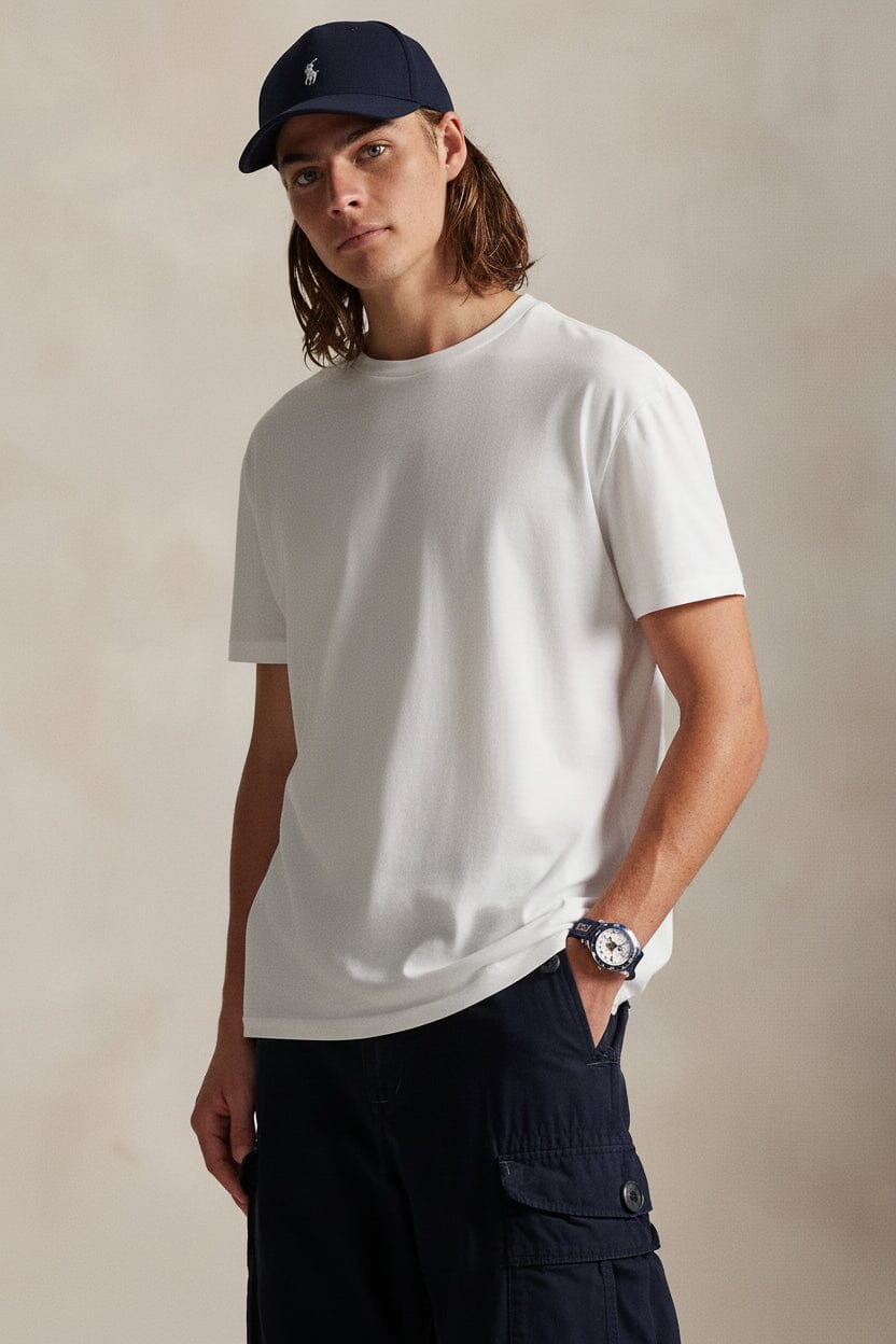 Polo Bear Jersey T-Shirt in klassischer Passform Edelherr 