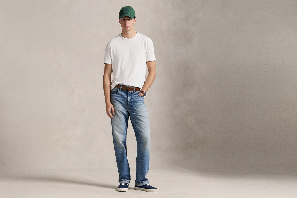 Polo Bear Jersey T-Shirt in klassischer Passform Edelherr 