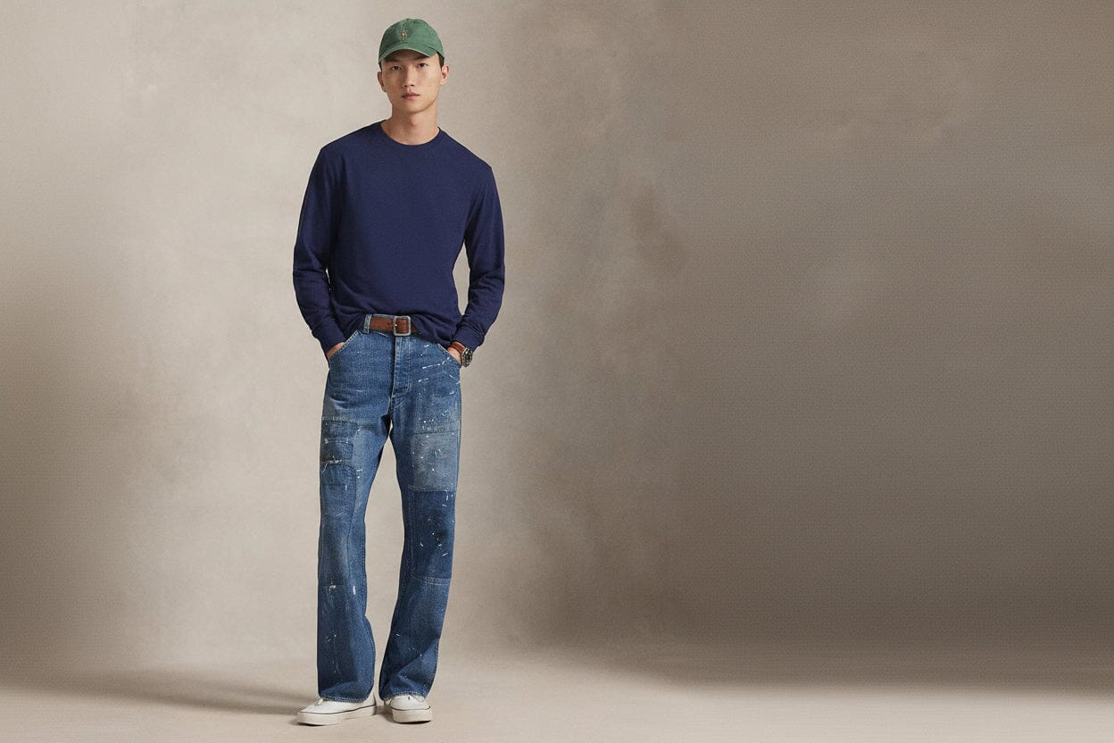 Polo Bear Jersey T-Shirt in klassischer Passform Edelherr 