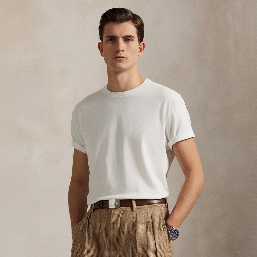 Polo Bear Jersey T-Shirt in klassischer Passform Edelherr 