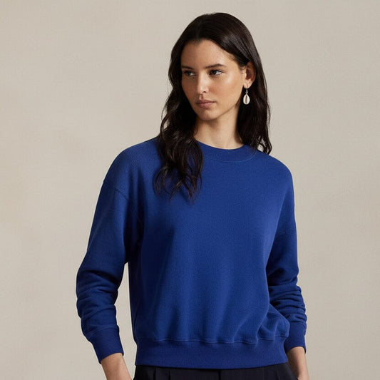 Polo Bear Leichtes Fleece-Shirt mit Rundhalsausschnitt Edelherr 