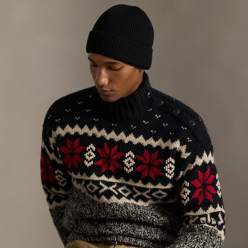 Polo Bear Rippstrick-Mütze Edelherr 