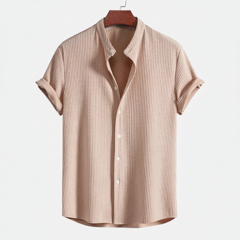 Polo Hampton Kragenhemd Edelherr Dunkelbeige S 